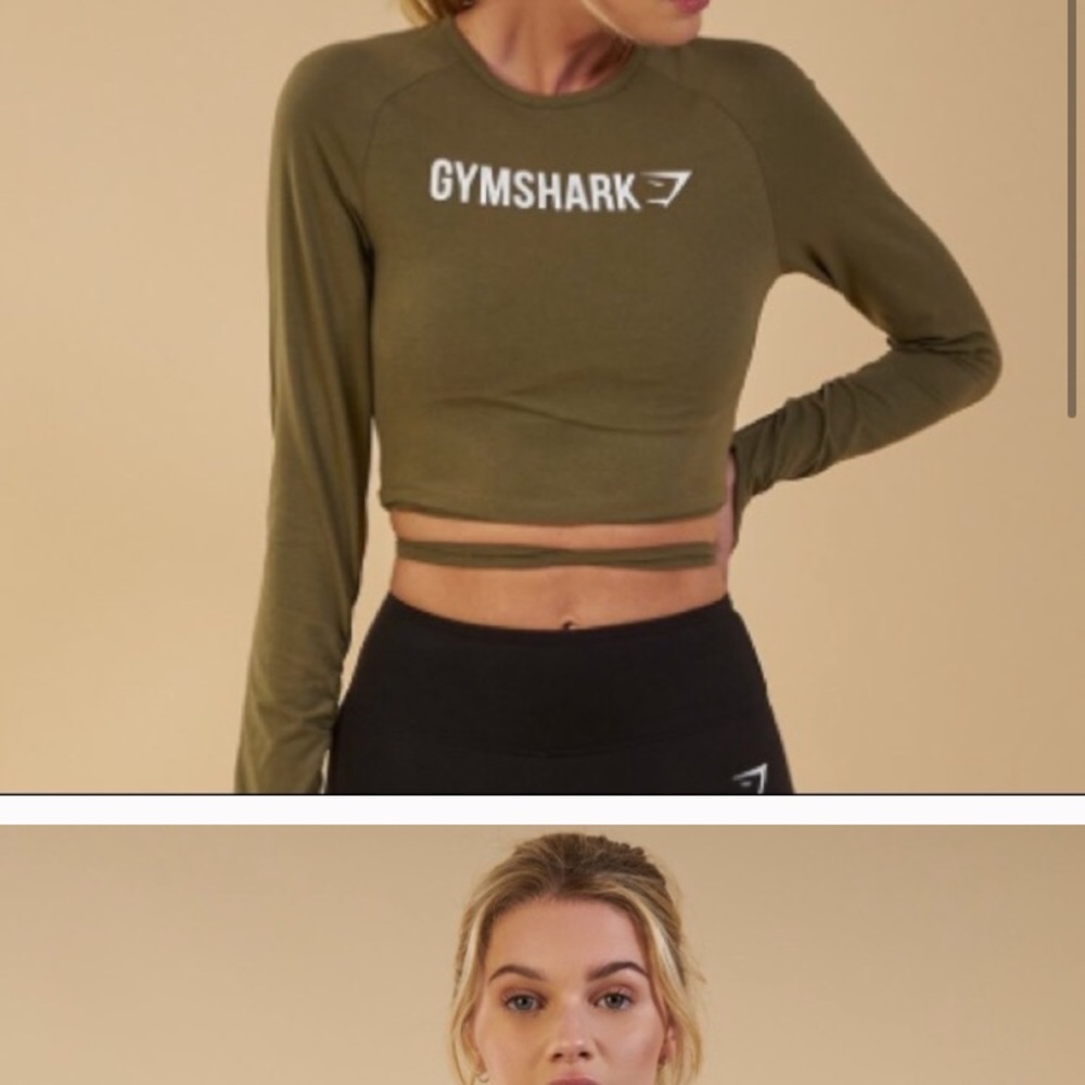 Gymshark khaki long sleeve